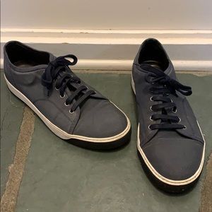 Lanvin Navy canvas sneakers